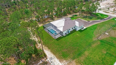 View from above of property