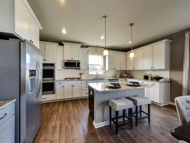 A spacious kitchen that will be the focal point of