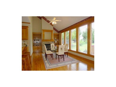 Hearth Room is currently used as dining room.