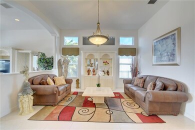 Dining Room viewed from Living Room showing coffer