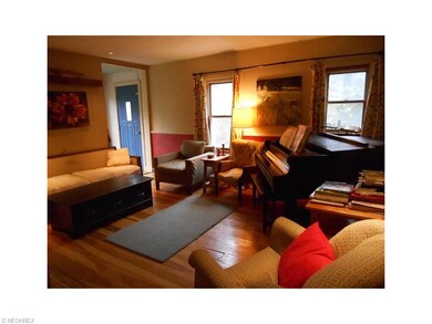 Living Room with Large Built in Cabinet