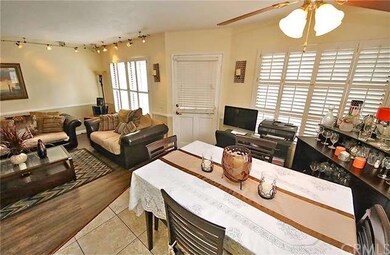 Open to the tiled dining area