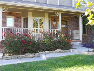 Mature landscaping