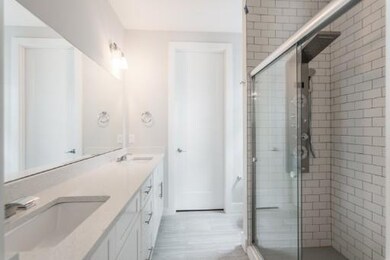 Downstairs master bathroom.