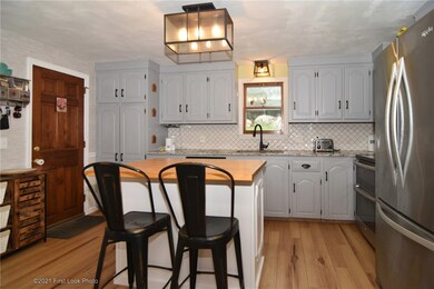 Kitchen with island seating