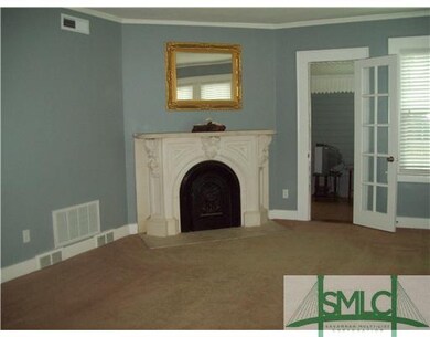 Living Room. Marble Fireplace in Living Room