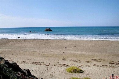 Beach right below home