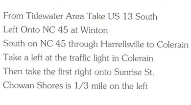 Driving directions
