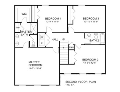 10- Ashton Second Floor Plan Left