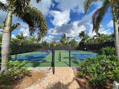 View of tennis court