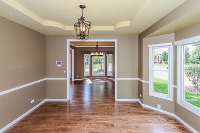 DINING ROOM HAS NEWLY REFINISHED HARDWOOD FLOORING