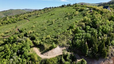 Aerial view of property's location featuring mountains