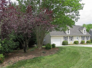 Side yard landscaping gives some privacy with this cluster lot living. Pine straw is delivered for the  front yard.  J Bar D built developed this community.