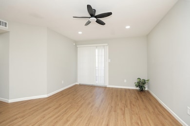 Living room w/Fresh interior paint, laminate floor