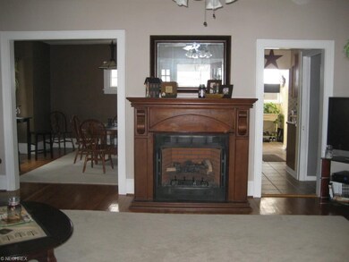 Gas fireplace!