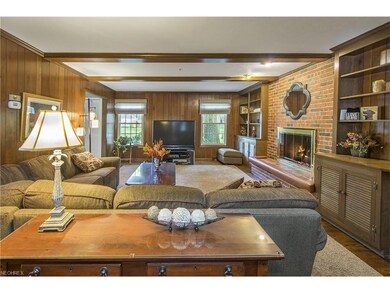 Handsome Family Room with Hardwood Flooring, Wood 