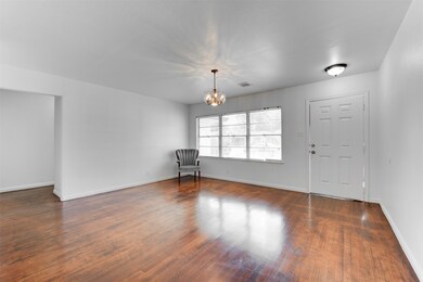 beautiful RESTORED hardwood floors in living room