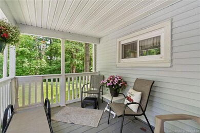 Covered front porch
