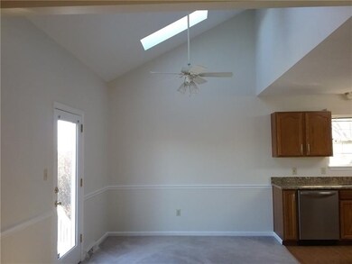 Breakfast Area, with skylites, leading to the huge deck
