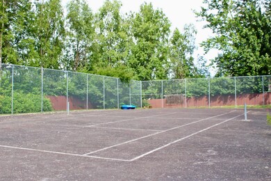 Tennis Courts with the nets down
