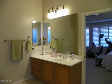 One of master bath vanities