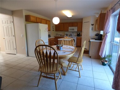 Kitchen view from Family Roomn