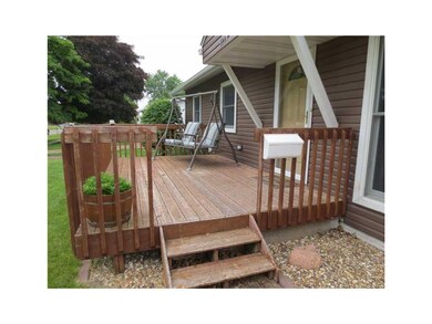Deck. Large front deck.