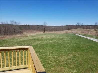View of the countryside from the all new front dec