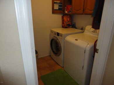 Laundry room off kitchen