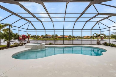 View of pool featuring a patio, a large lanai, an 
