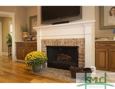 Exterior Front. Beautiful fireplace with built in 