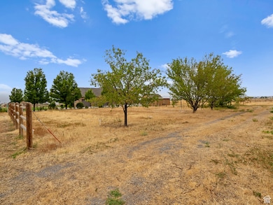 View of yard featuring a view of countryside