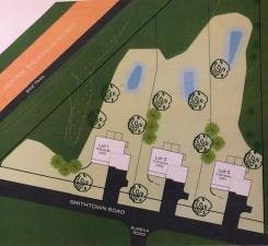 3 lots, each 3/4 acre deeper lots