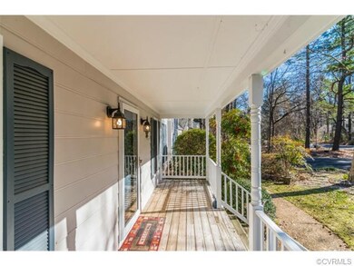 Country front porch