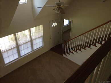 View of the living area from the loft.