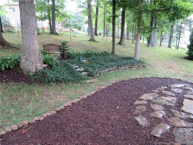 Sitting area out back