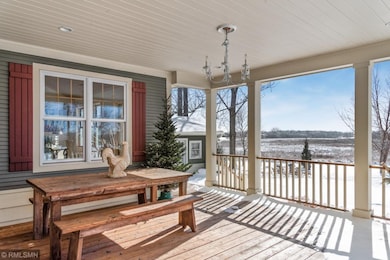The wrap around porch is the perfect place to rela