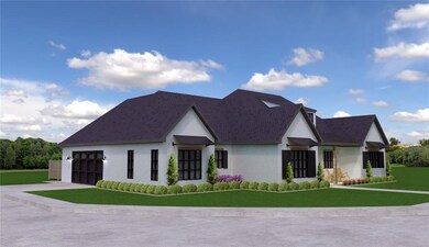 Exterior rendering is an example of completed home