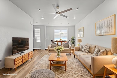 Living Room - Digitally Staged example