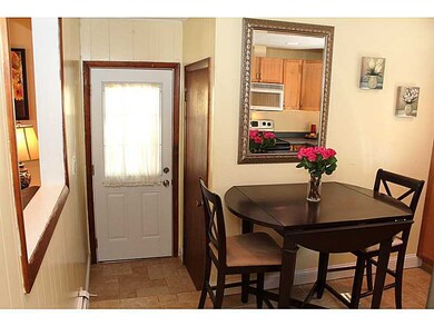 Kitchen. Side door leads to beautiful patio and la
