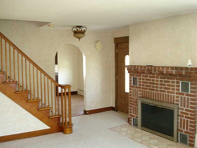 Living Room. Large Living Room with  Gas Fireplace