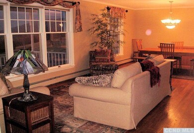 Living room is open to dining room area.