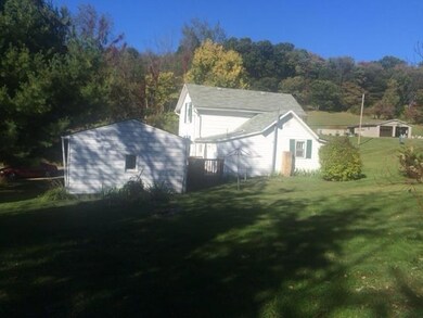 Rear house and garage