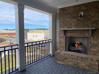 Covered Terrace with Fireplace