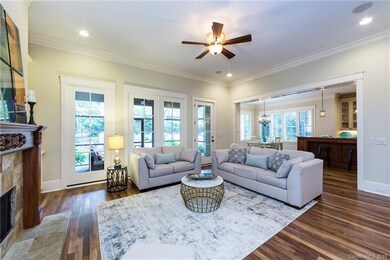 Living room w/Brazilian walnut hardwoods & open fl