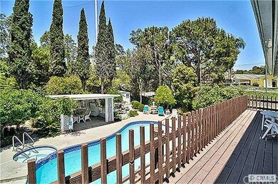 Pool & Yard from Balcony