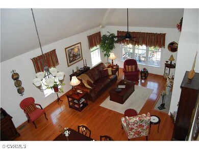 Den/Family/Great Room - The great room with hardwo