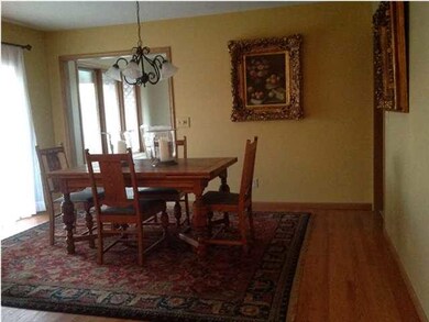 Formal dining room just off the kitchen and opens 