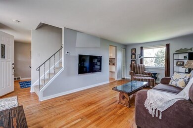 A second view of the light and bright living room.