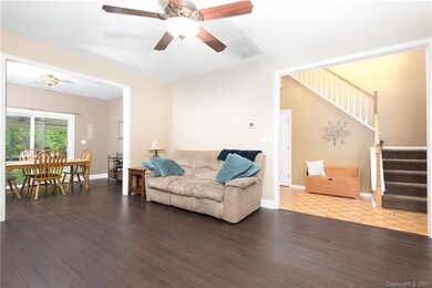 Living Room with Entry to Dining Room